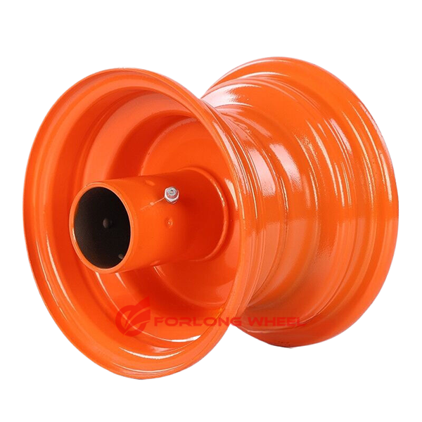 lawn mower wheel and hub